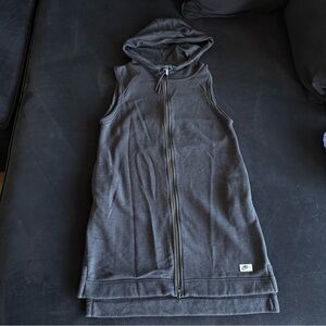 Nike long black vest / zipper dress